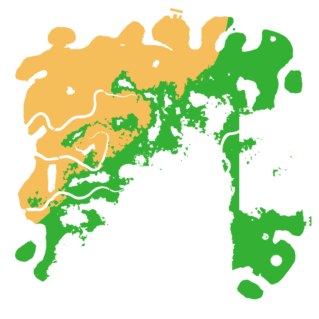 Biome Rust Map: Procedural Map, Size: 5000, Seed: 432209013