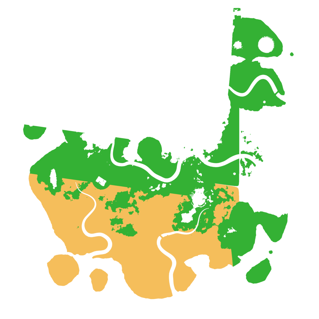Biome Rust Map: Procedural Map, Size: 3500, Seed: 170265053