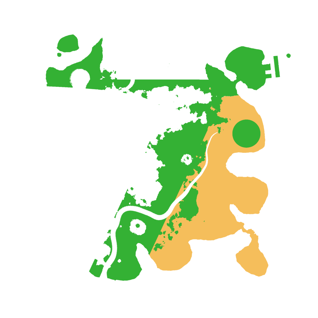 Biome Rust Map: Procedural Map, Size: 3000, Seed: 827349