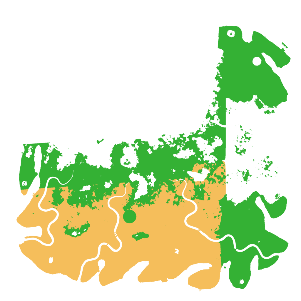 Biome Rust Map: Procedural Map, Size: 6000, Seed: 793797
