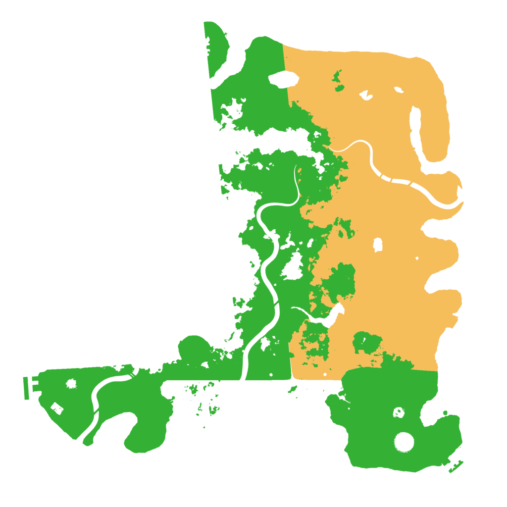 Biome Rust Map: Procedural Map, Size: 4500, Seed: 1698717644