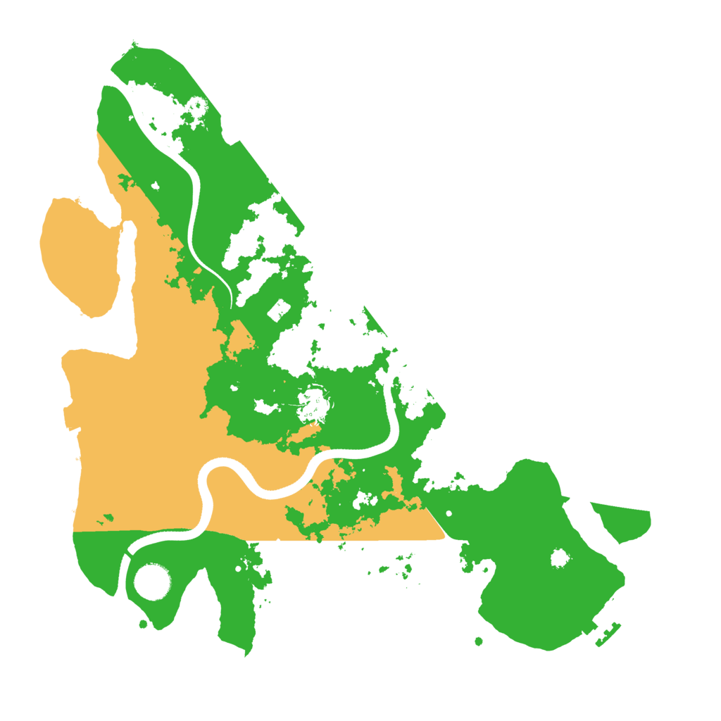 Biome Rust Map: Procedural Map, Size: 3500, Seed: 1999814160