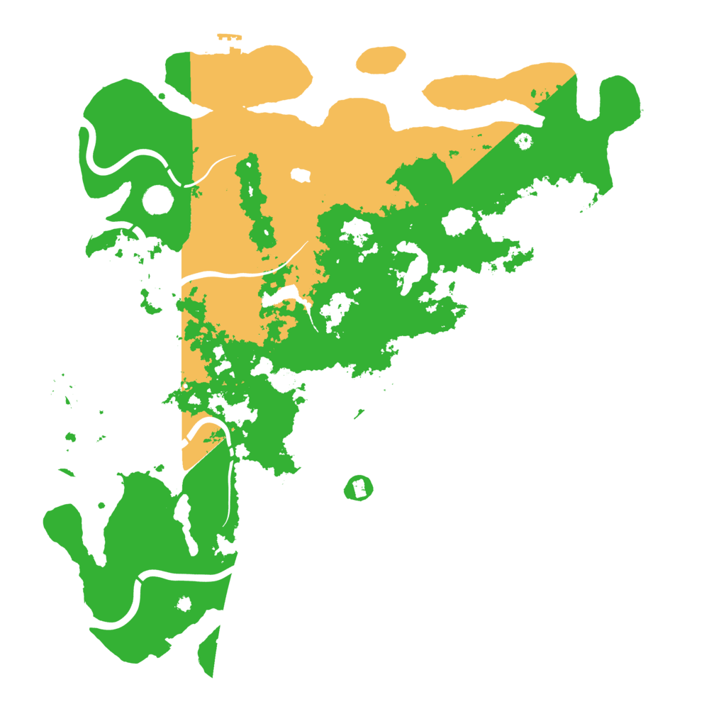 Biome Rust Map: Procedural Map, Size: 4500, Seed: 2996969