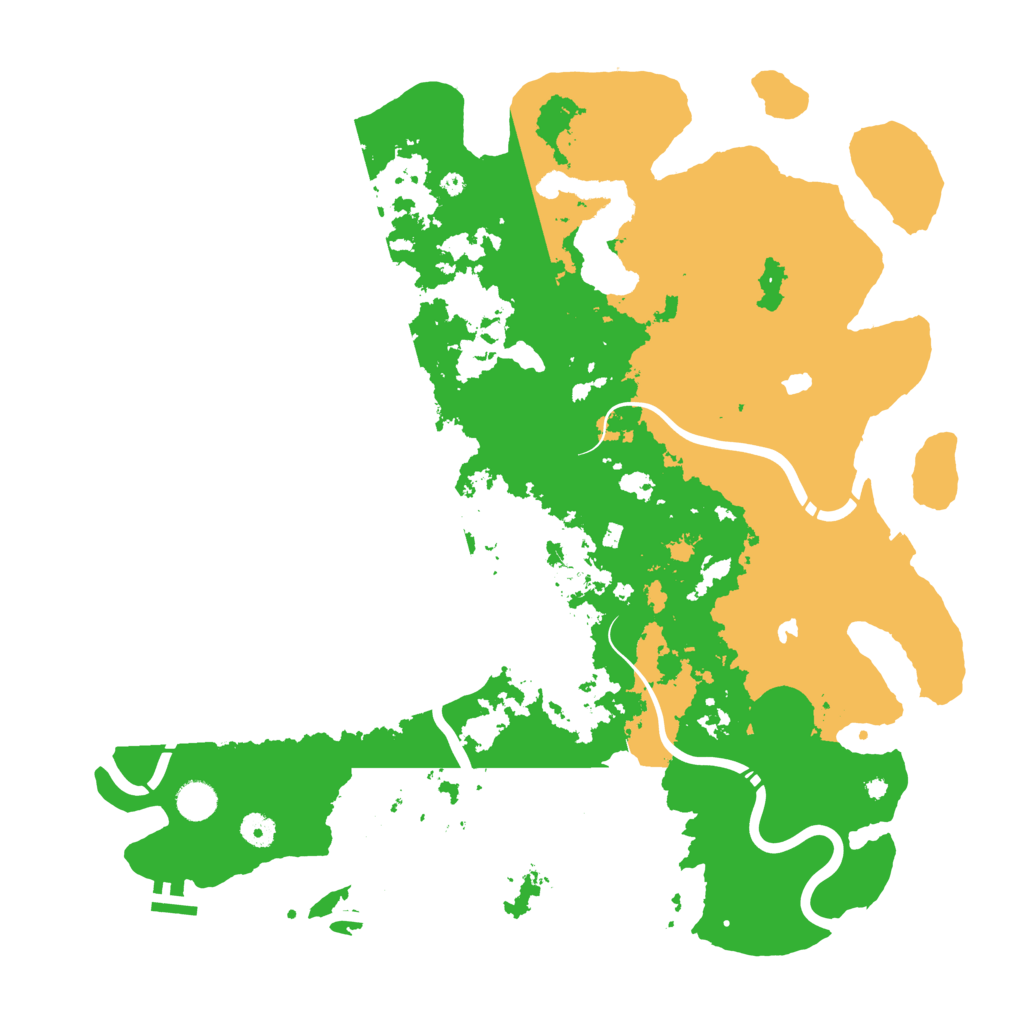 Biome Rust Map: Procedural Map, Size: 4500, Seed: 83412740