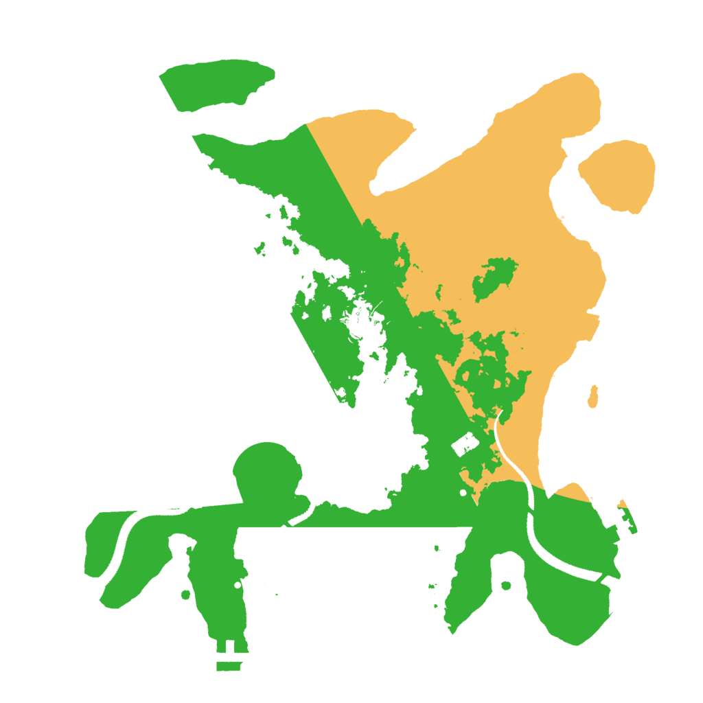 Biome Rust Map: Procedural Map, Size: 3000, Seed: 485551449