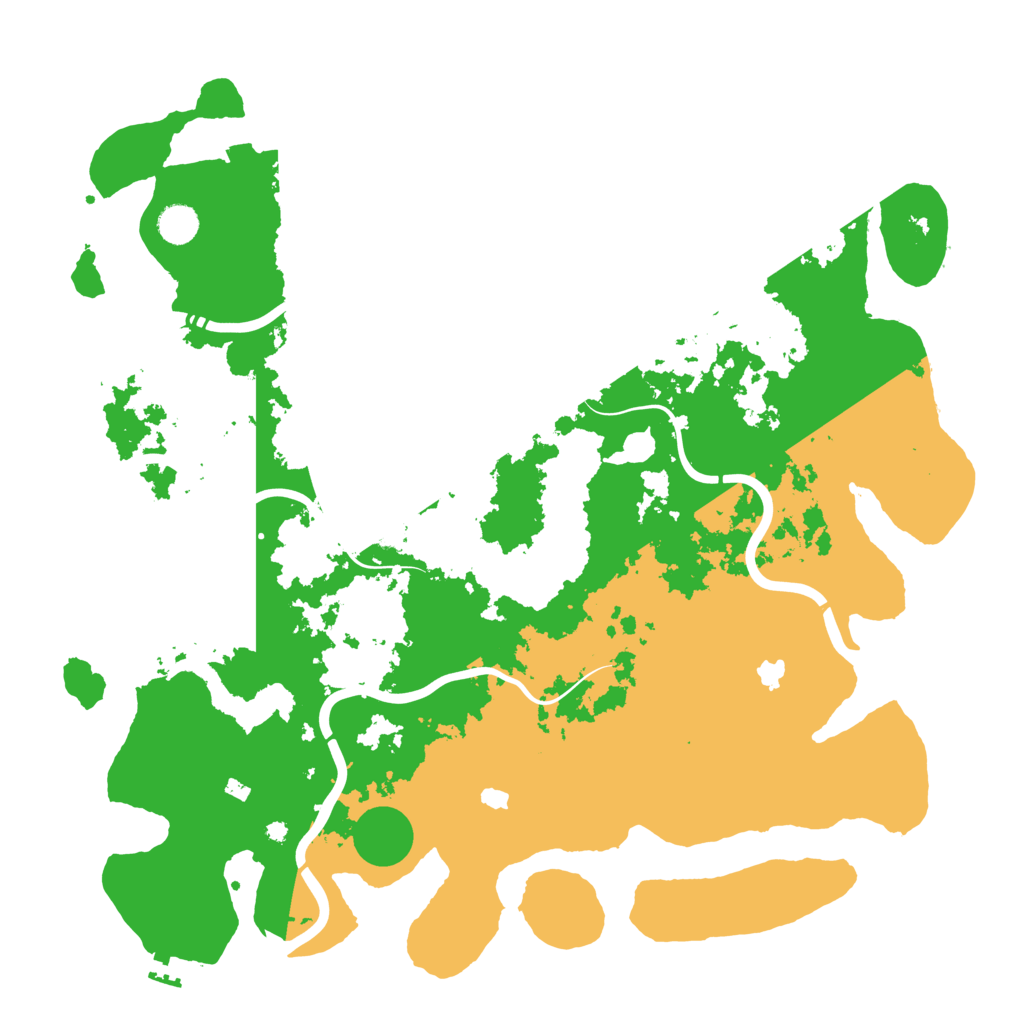 Biome Rust Map: Procedural Map, Size: 4500, Seed: 723626881