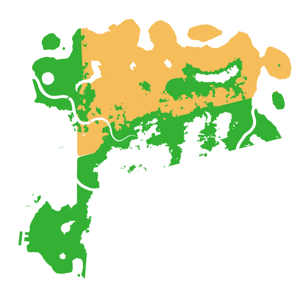 Biome Rust Map: Procedural Map, Size: 4500, Seed: 1691438838