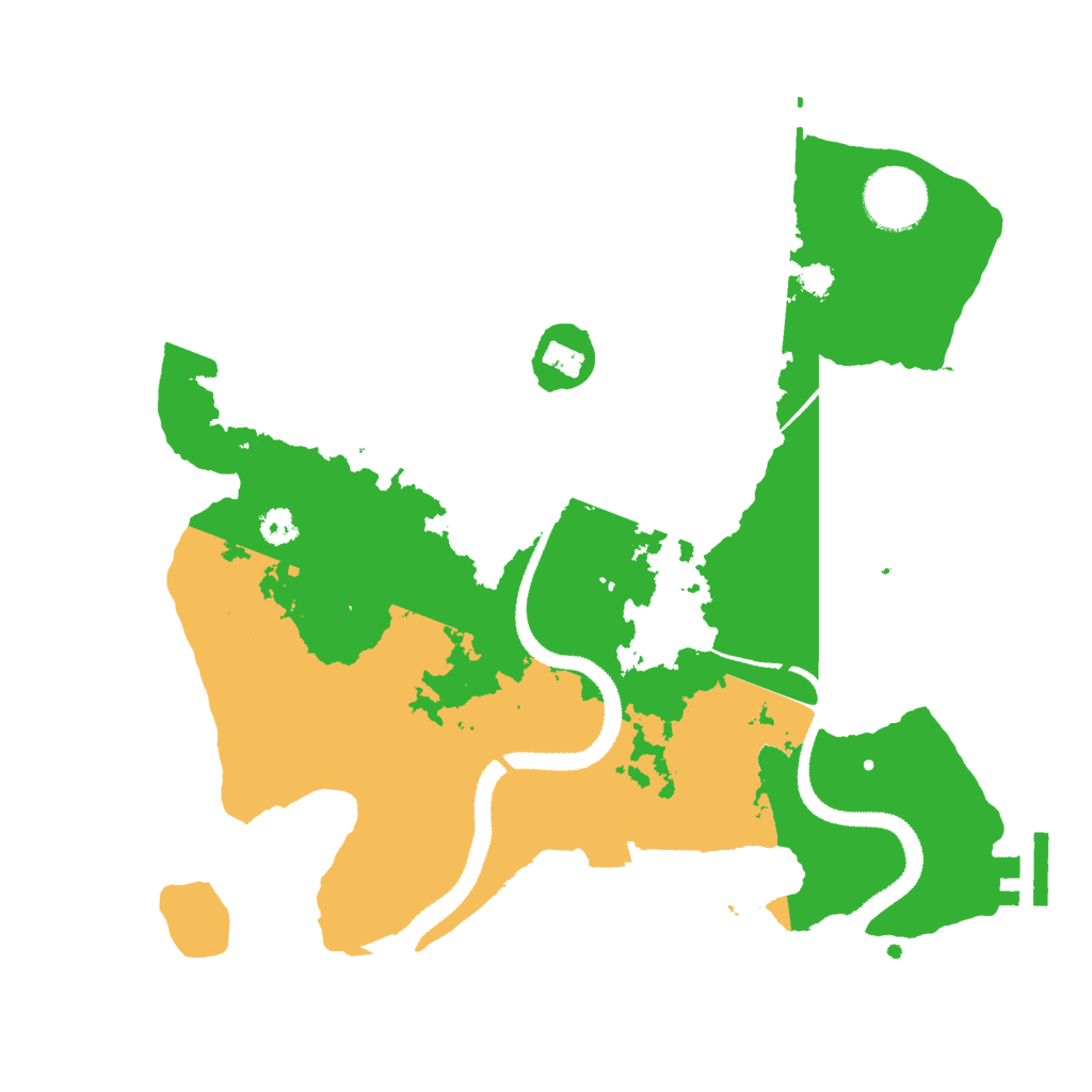Biome Rust Map: Procedural Map, Size: 3000, Seed: 1058936716