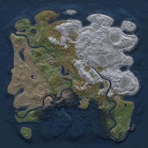 Thumbnail Rust Map: Procedural Map, Size: 4250, Seed: 1608959431, 16 Monuments