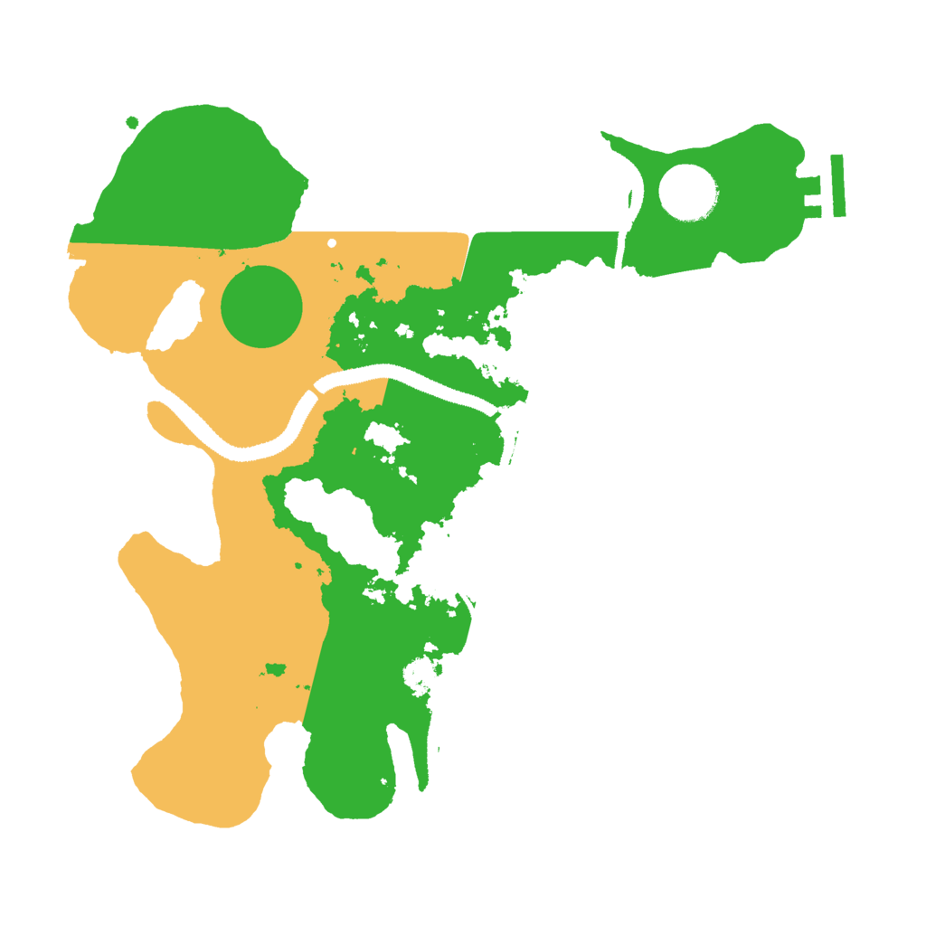 Biome Rust Map: Procedural Map, Size: 3000, Seed: 847261