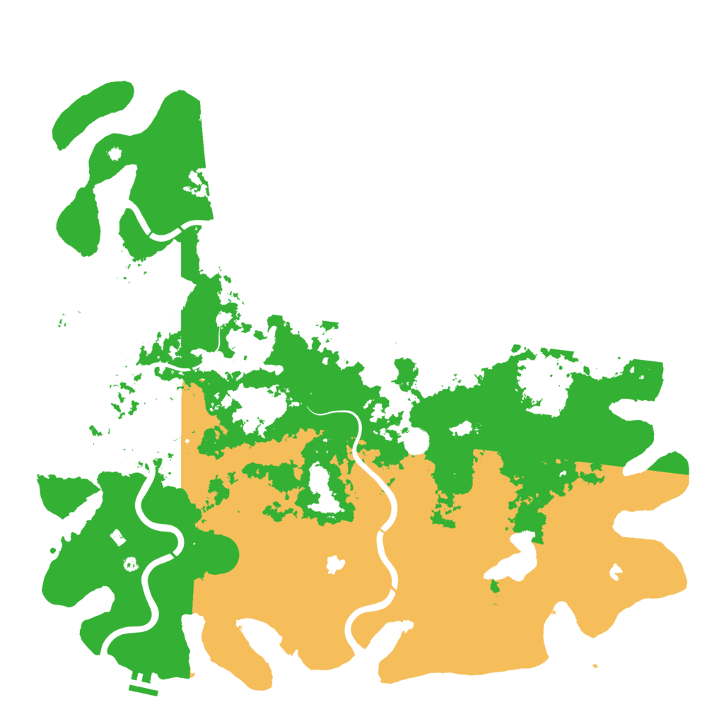 Biome Rust Map: Procedural Map, Size: 5000, Seed: 1462276444