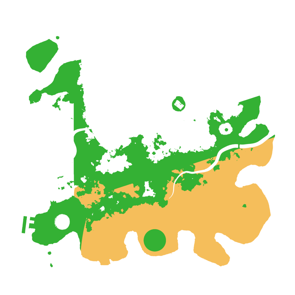 Biome Rust Map: Procedural Map, Size: 3500, Seed: 1857871981