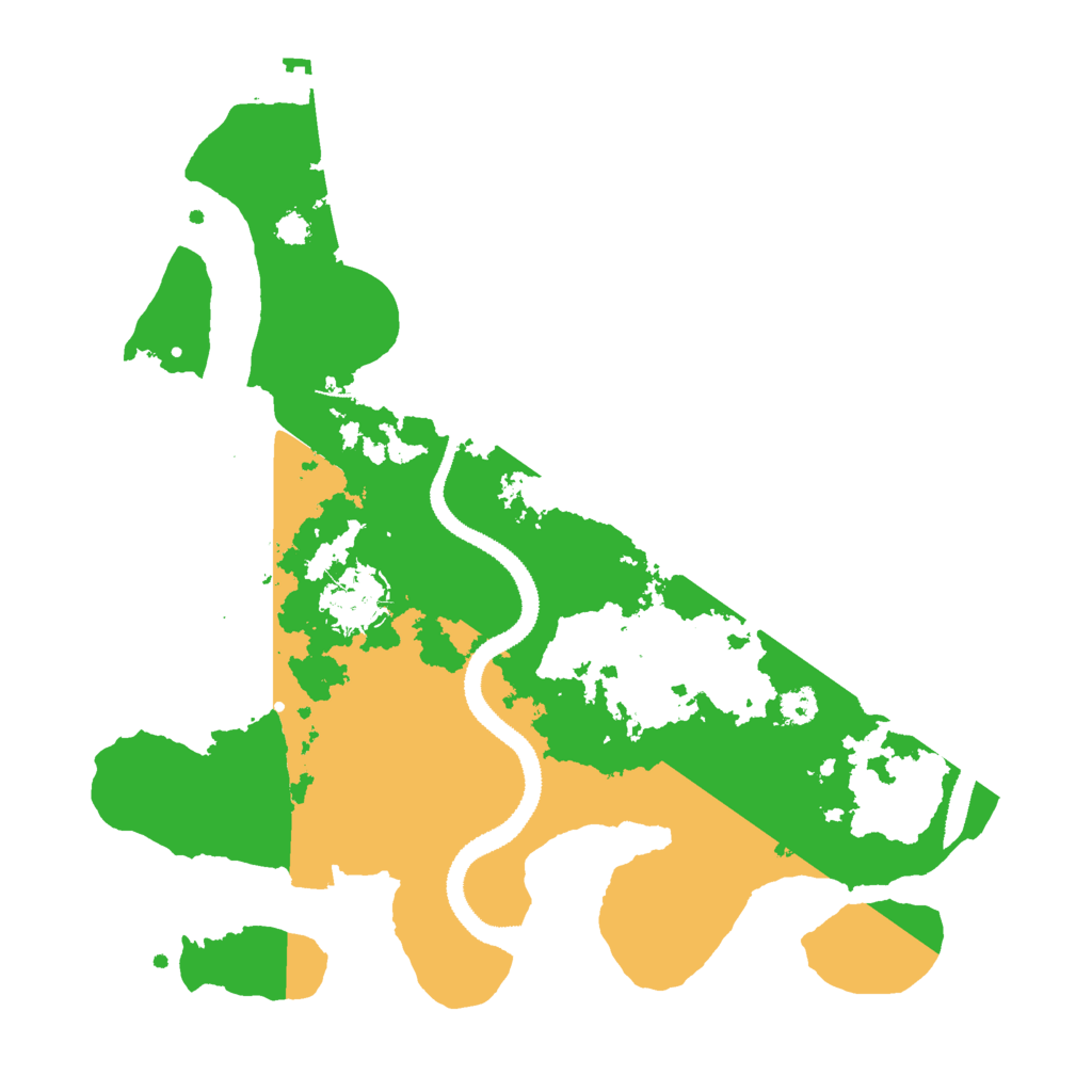 Biome Rust Map: Procedural Map, Size: 3000, Seed: 483197135