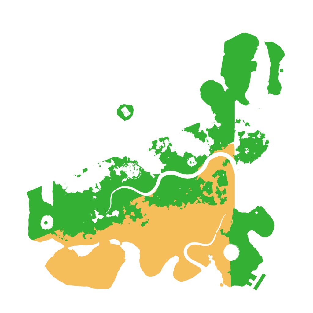 Biome Rust Map: Procedural Map, Size: 3500, Seed: 2091963241