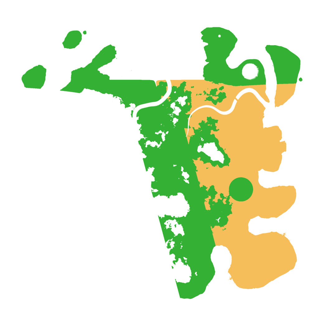 Biome Rust Map: Procedural Map, Size: 3500, Seed: 1954406515