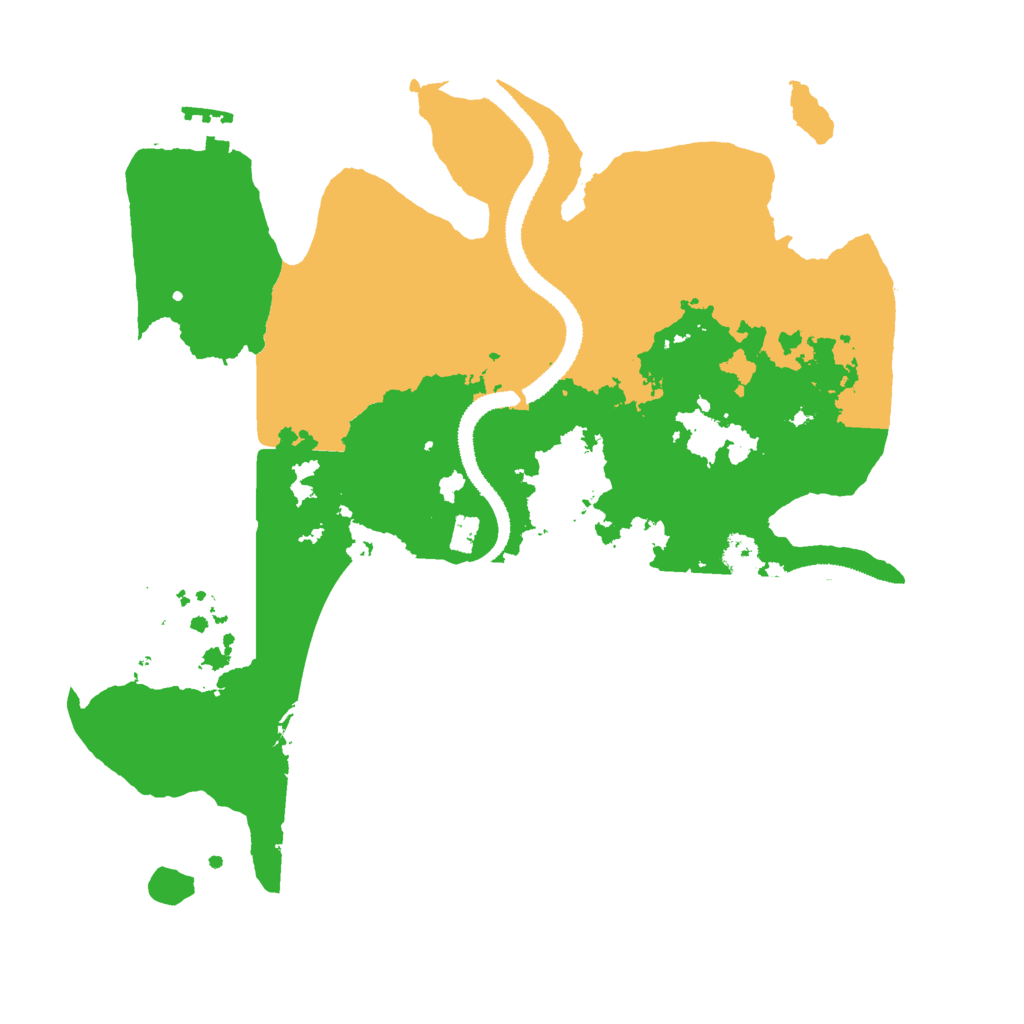 Biome Rust Map: Procedural Map, Size: 3000, Seed: 21953