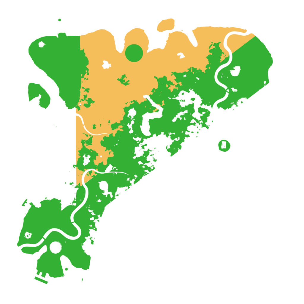 Biome Rust Map: Procedural Map, Size: 4500, Seed: 1101064611