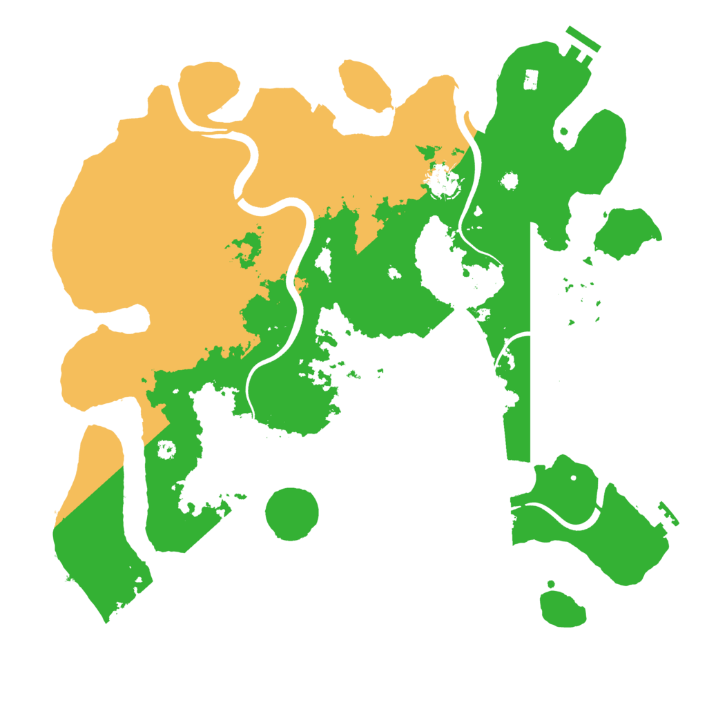 Biome Rust Map: Procedural Map, Size: 3750, Seed: 732732801