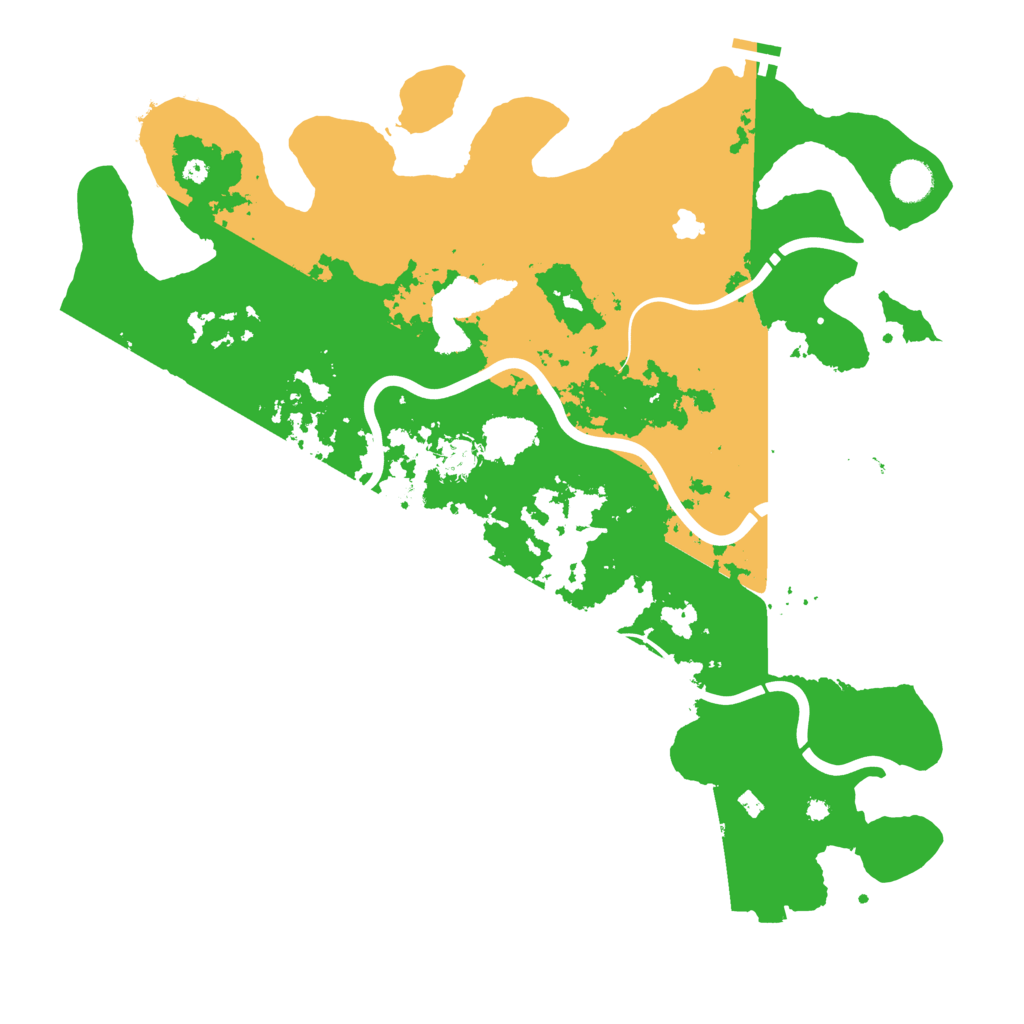 Biome Rust Map: Procedural Map, Size: 4250, Seed: 79393243