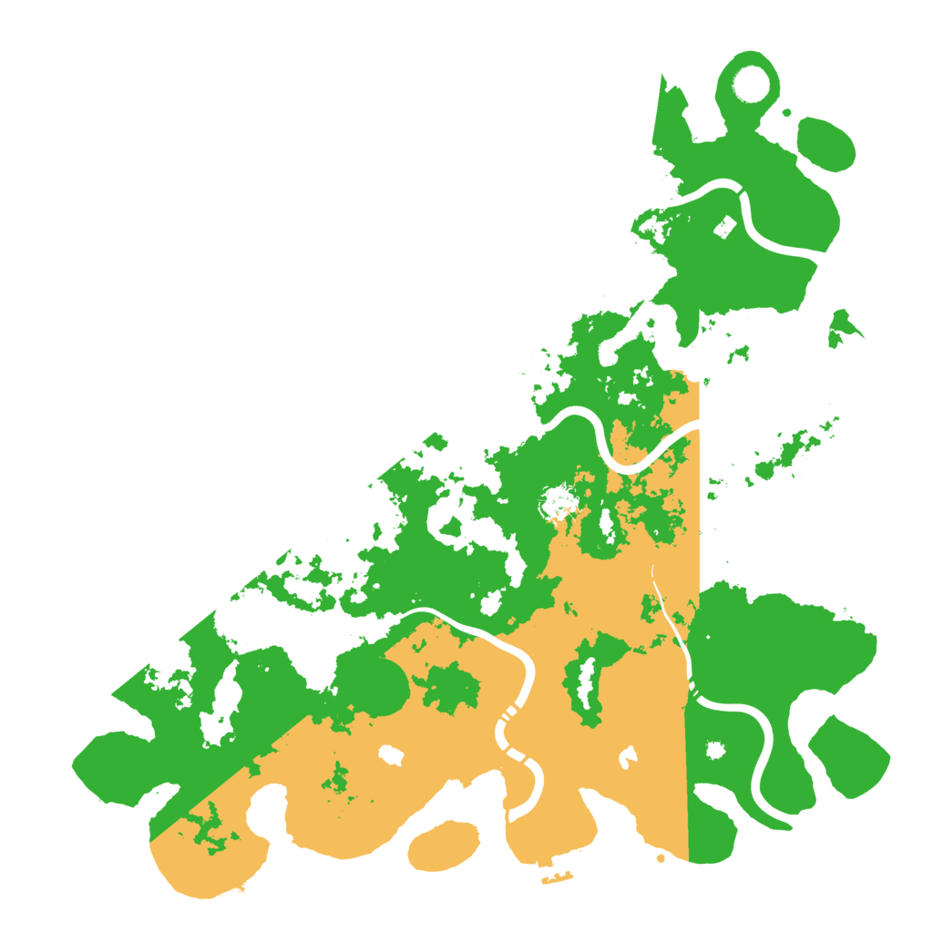 Biome Rust Map: Procedural Map, Size: 4500, Seed: 660639536