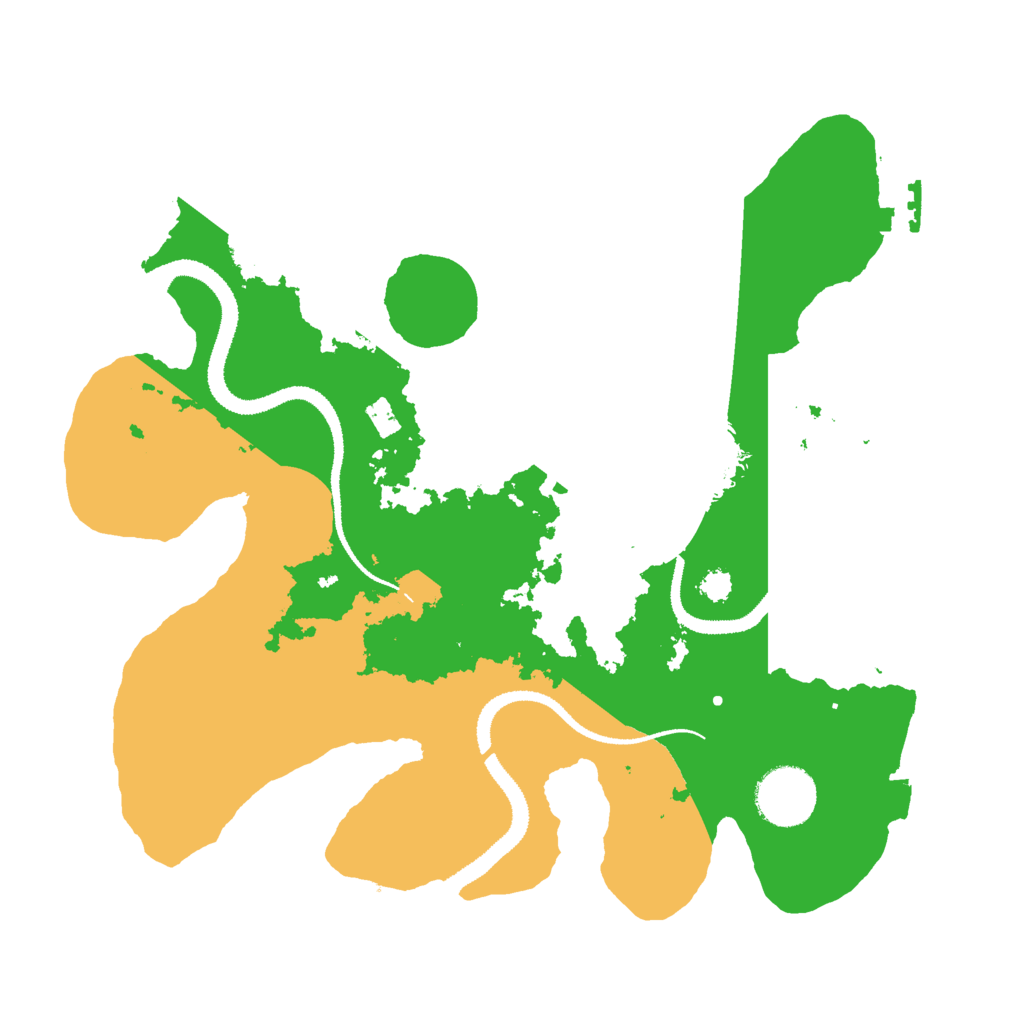 Biome Rust Map: Procedural Map, Size: 3000, Seed: 6659
