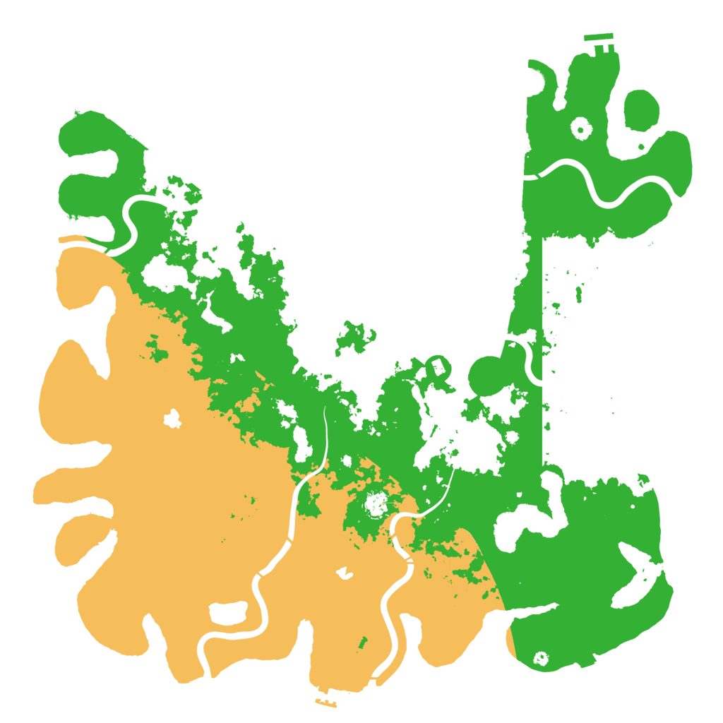 Biome Rust Map: Procedural Map, Size: 5000, Seed: 560105853