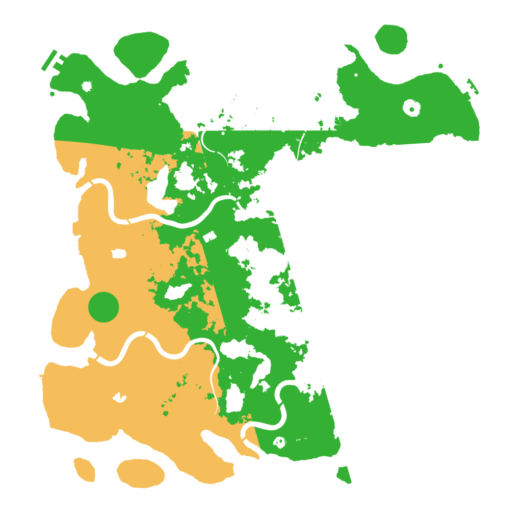 Biome Rust Map: Procedural Map, Size: 4500, Seed: 957154939