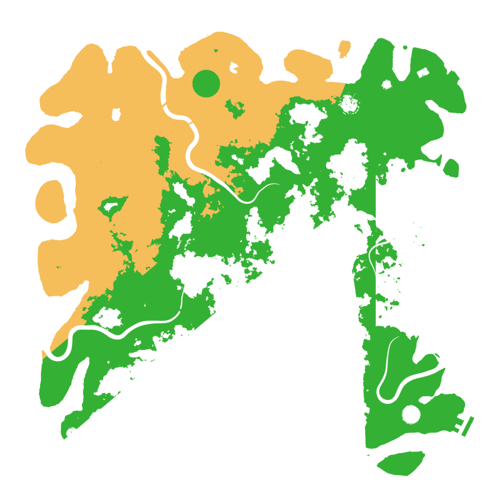 Biome Rust Map: Procedural Map, Size: 4800, Seed: 1335530980