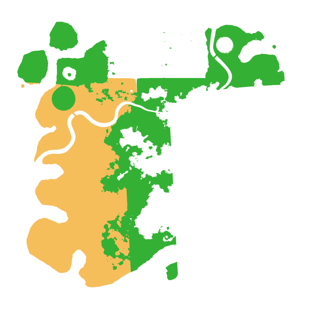 Biome Rust Map: Procedural Map, Size: 3500, Seed: 1290695343