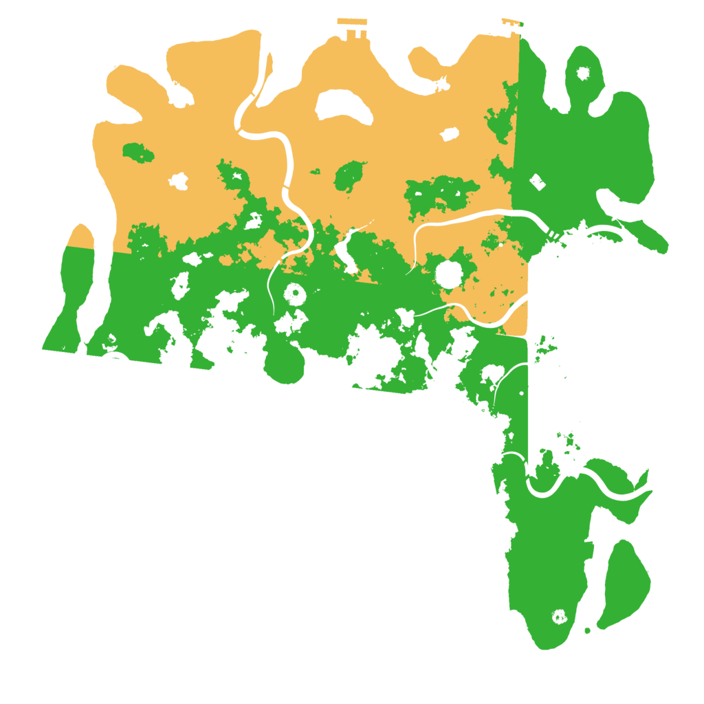 Biome Rust Map: Procedural Map, Size: 4800, Seed: 1116422060