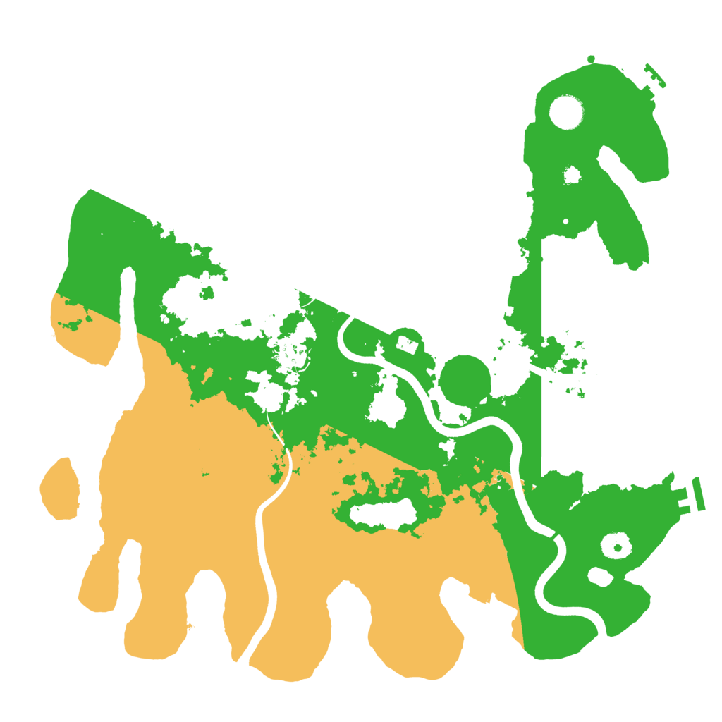 Biome Rust Map: Procedural Map, Size: 3750, Seed: 14383242