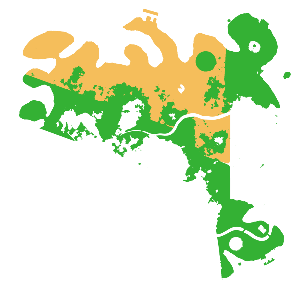 Biome Rust Map: Procedural Map, Size: 4000, Seed: 166151808