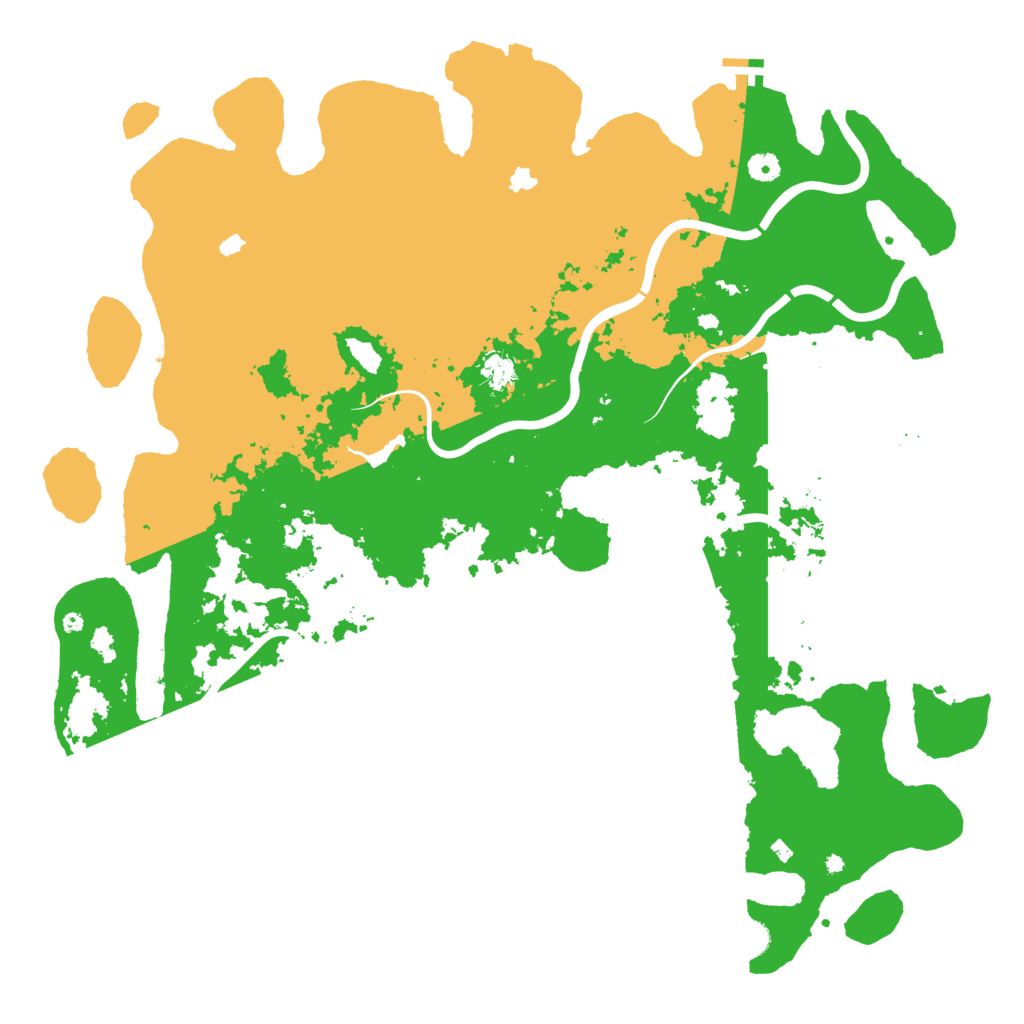 Biome Rust Map: Procedural Map, Size: 5000, Seed: 1110874180