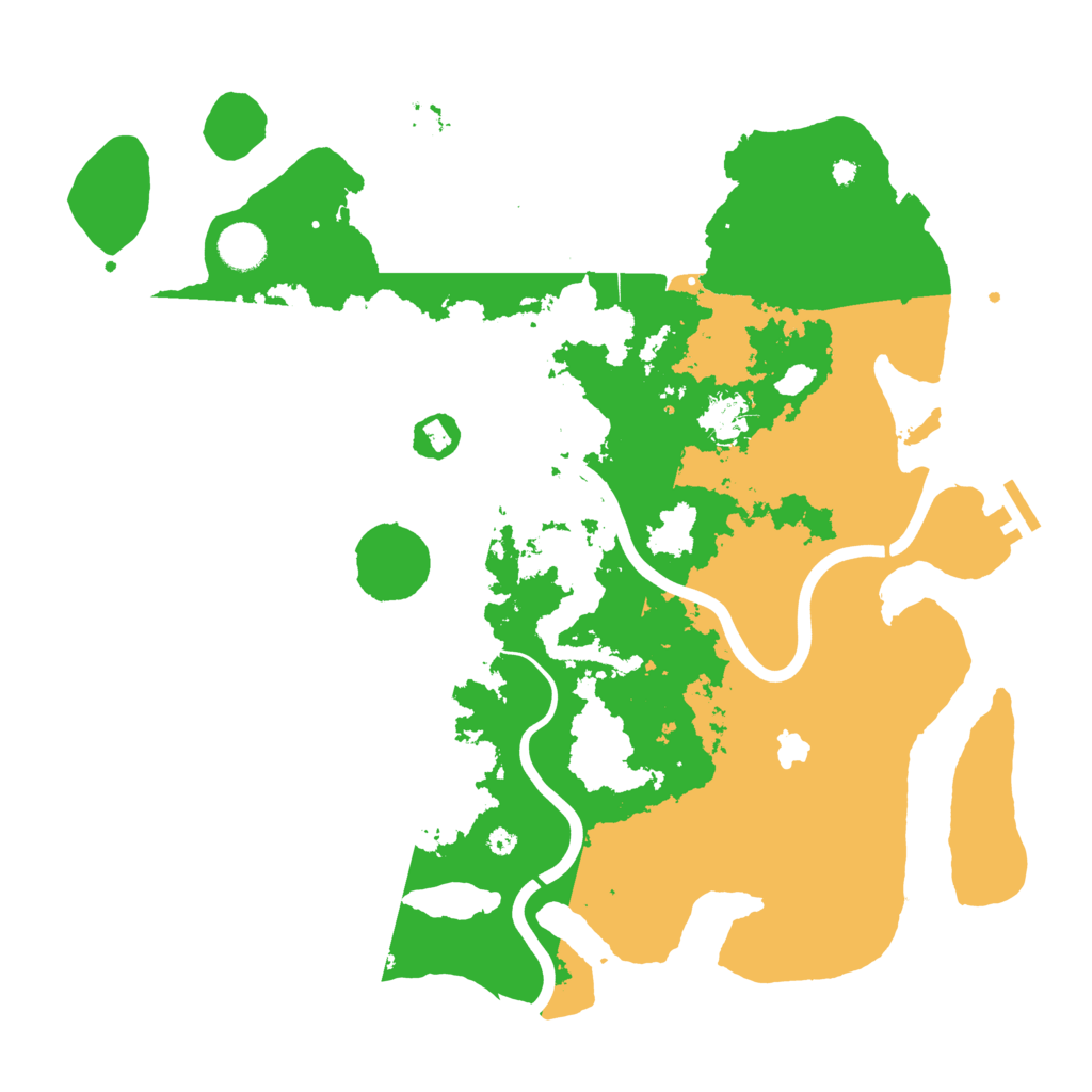 Biome Rust Map: Procedural Map, Size: 4000, Seed: 69528008