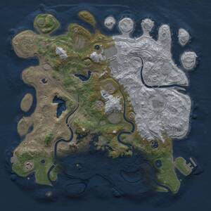 Thumbnail Rust Map: Procedural Map, Size: 4250, Seed: 129885663, 16 Monuments