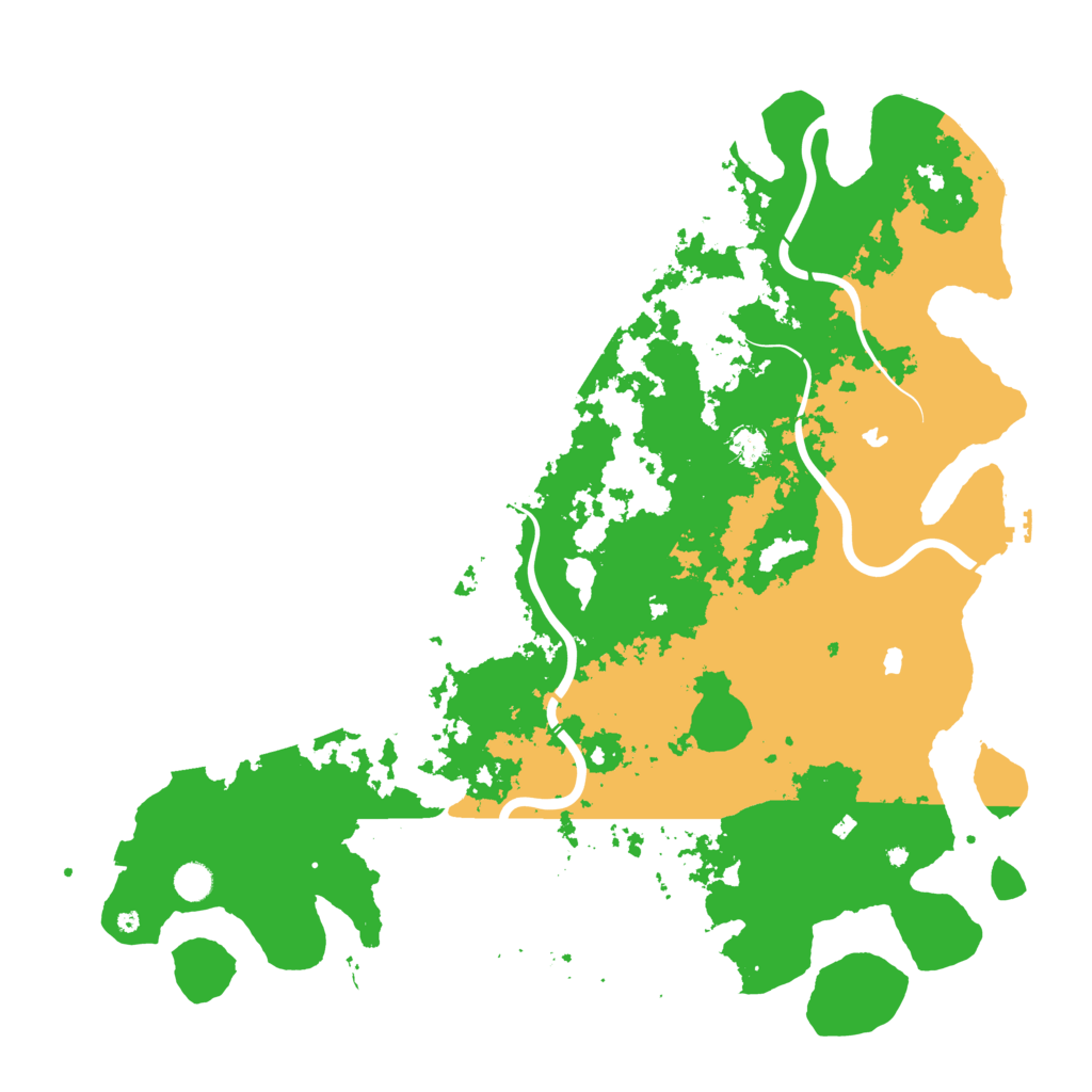 Biome Rust Map: Procedural Map, Size: 5000, Seed: 839972799