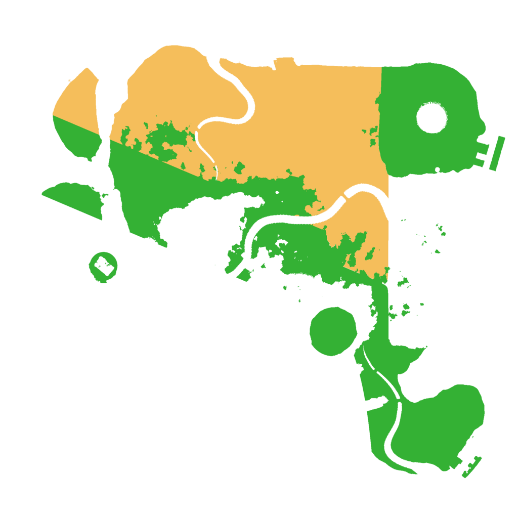 Biome Rust Map: Procedural Map, Size: 3000, Seed: 1709691268