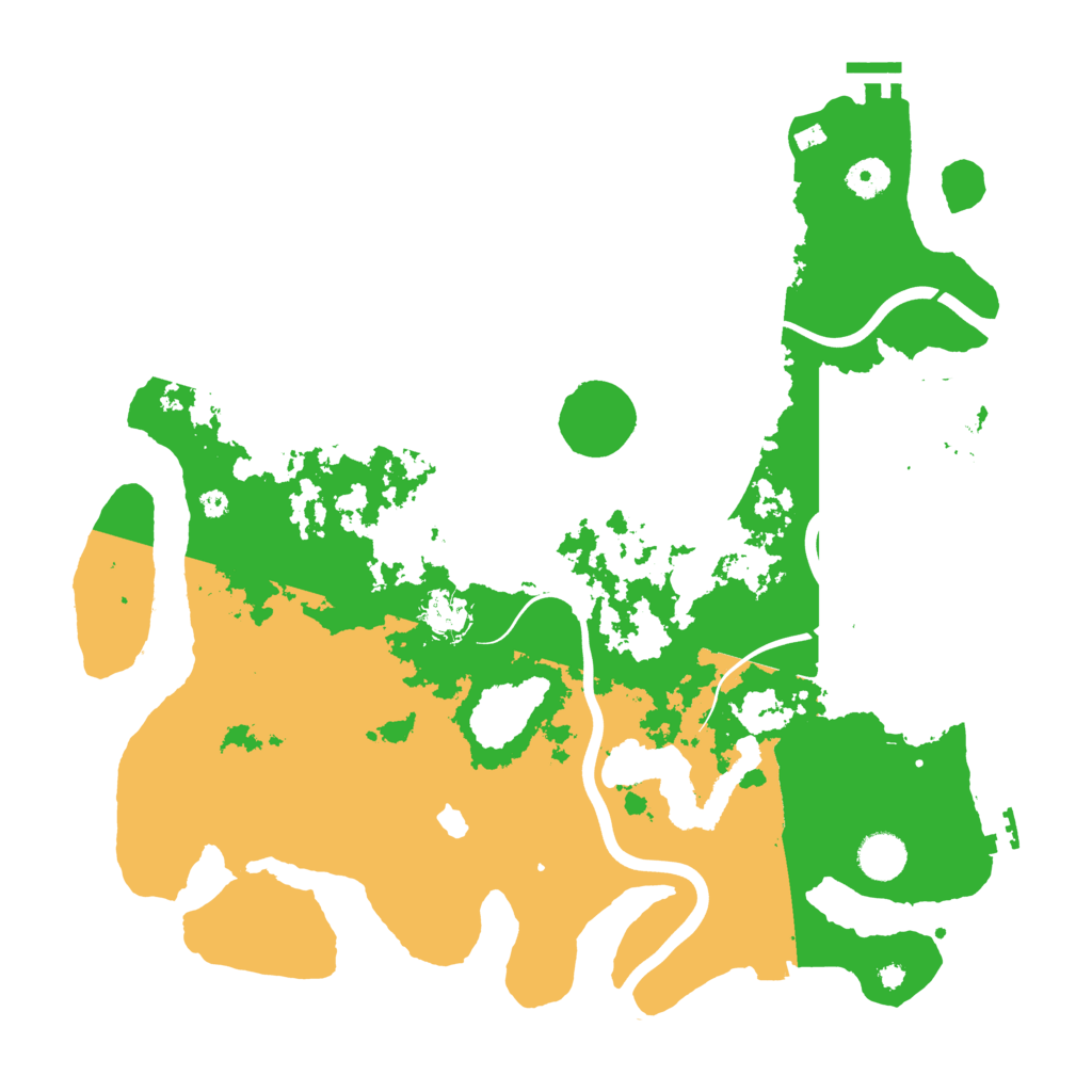 Biome Rust Map: Procedural Map, Size: 4000, Seed: 84273195