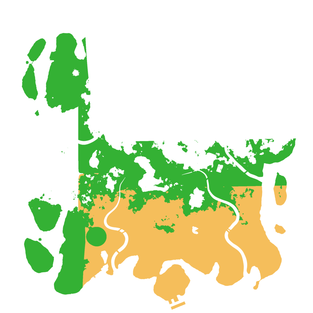 Biome Rust Map: Procedural Map, Size: 4250, Seed: 59856303