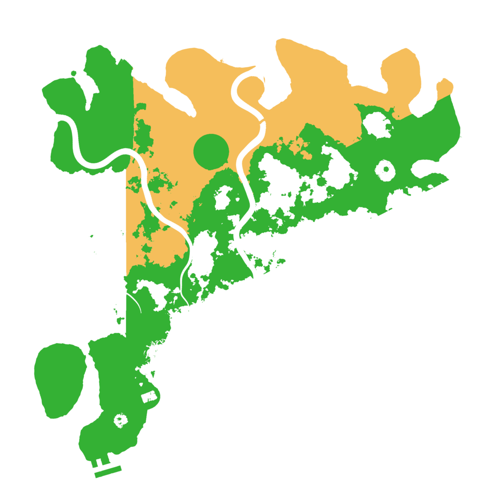 Biome Rust Map: Procedural Map, Size: 3750, Seed: 1301899890