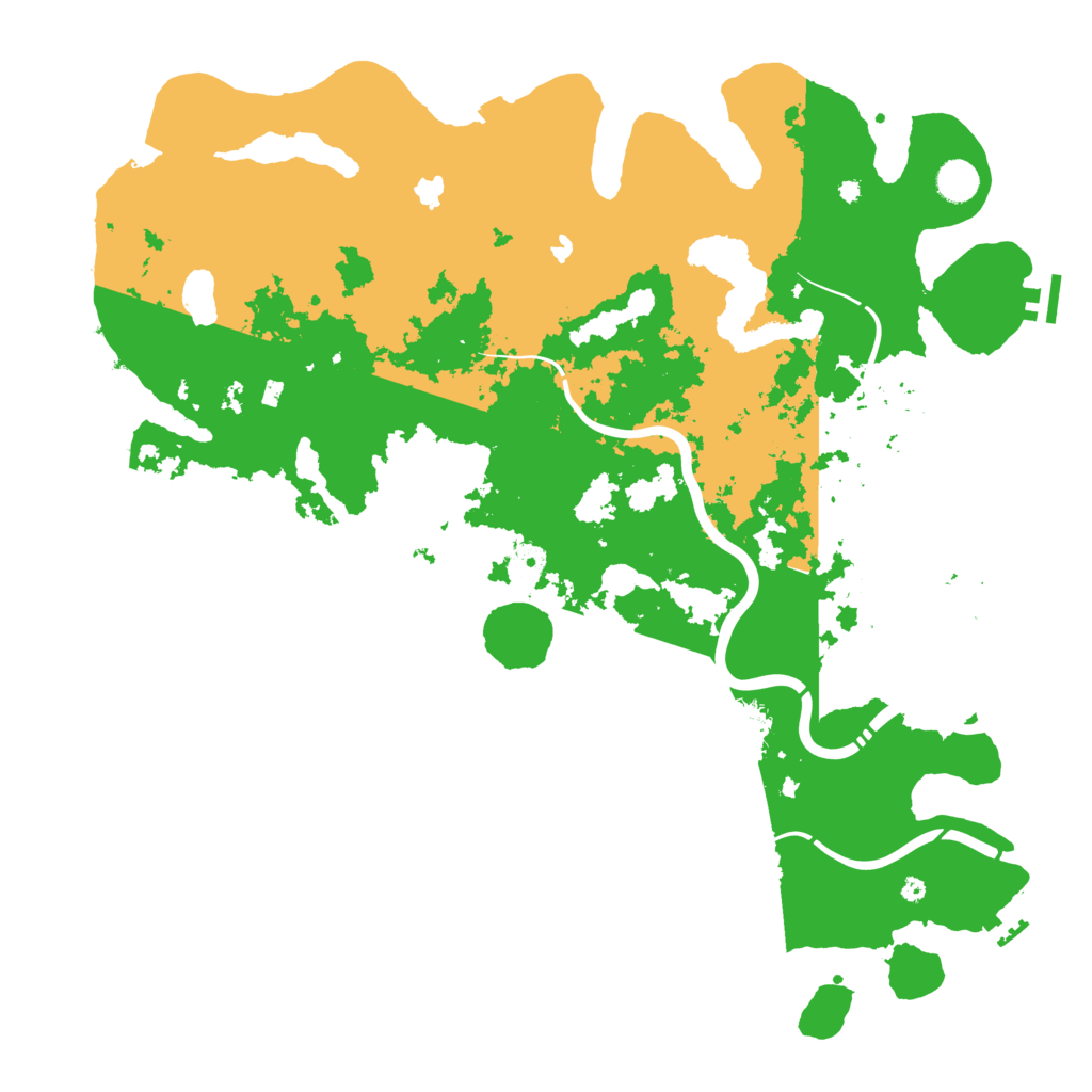 Biome Rust Map: Procedural Map, Size: 4500, Seed: 2126431637