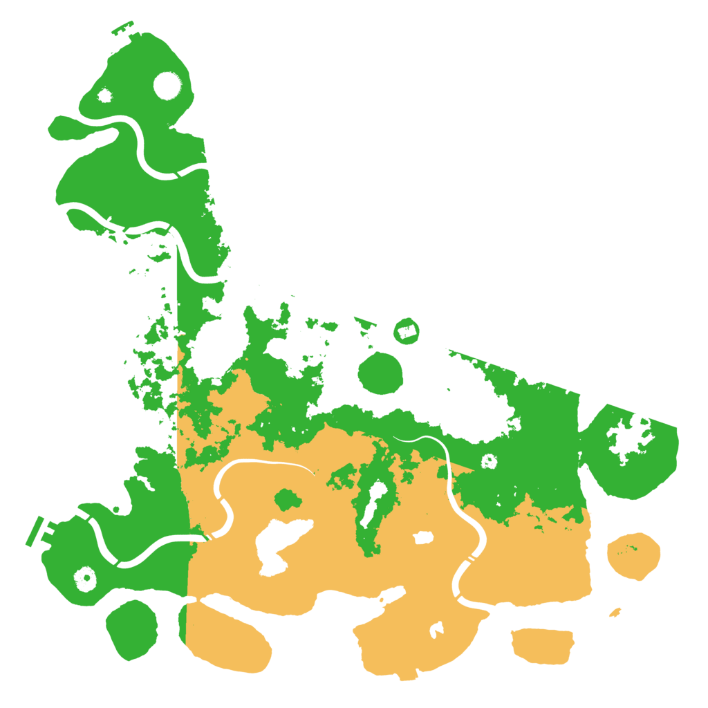 Biome Rust Map: Procedural Map, Size: 4500, Seed: 1845999370