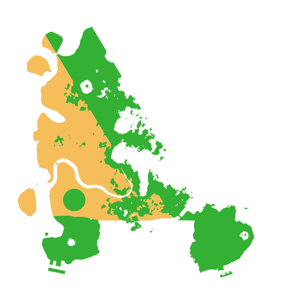 Biome Rust Map: Procedural Map, Size: 3500, Seed: 1967813498