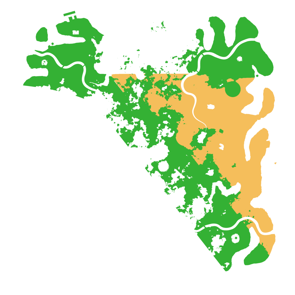 Biome Rust Map: Procedural Map, Size: 5000, Seed: 1144120211