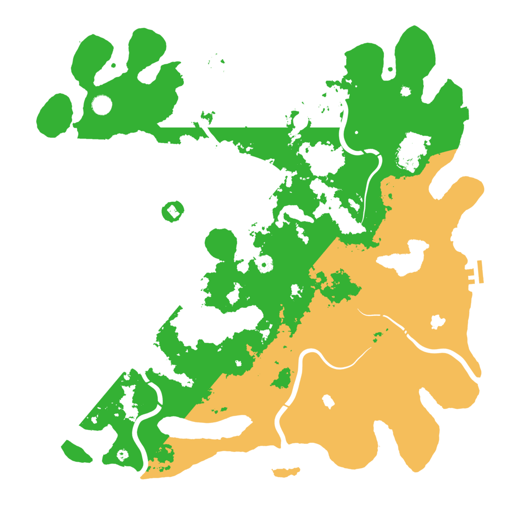Biome Rust Map: Procedural Map, Size: 4500, Seed: 1005793234