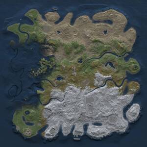 Thumbnail Rust Map: Procedural Map, Size: 4750, Seed: 1523518359, 17 Monuments