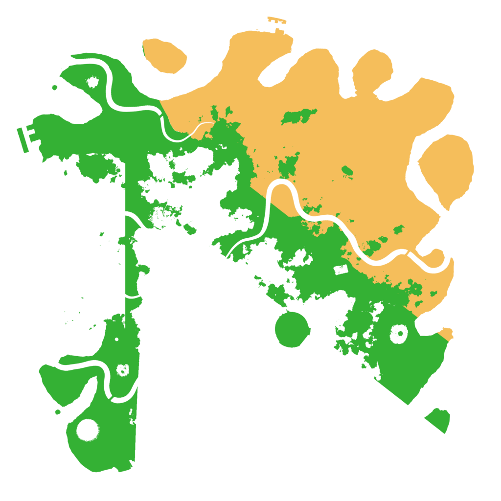 Biome Rust Map: Procedural Map, Size: 3980, Seed: 780078