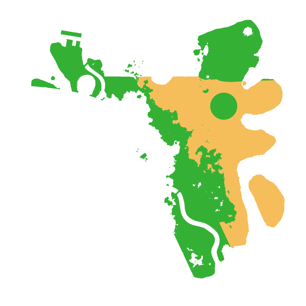 Biome Rust Map: Procedural Map, Size: 3000, Seed: 670401194