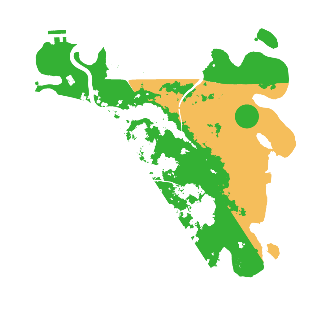Biome Rust Map: Procedural Map, Size: 3500, Seed: 2047335376