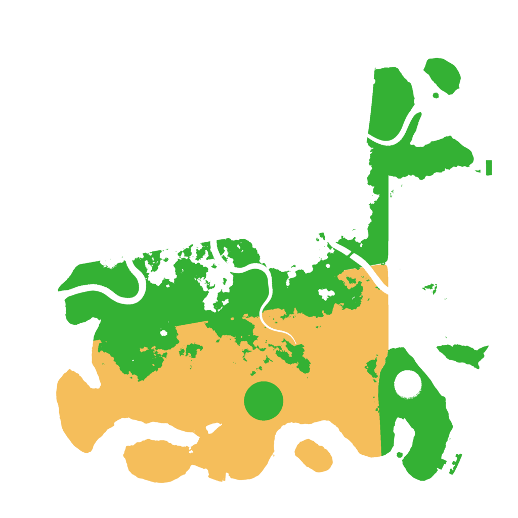 Biome Rust Map: Procedural Map, Size: 3500, Seed: 1141483166